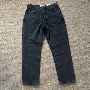 Everlane Black Straight Leg Jeans